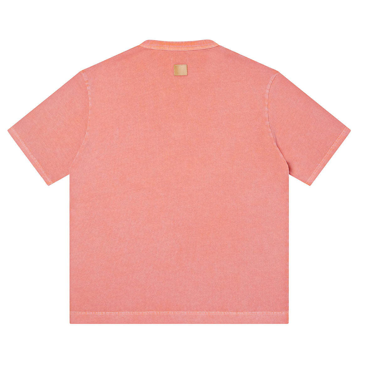 Coral Washed Logo Tee
