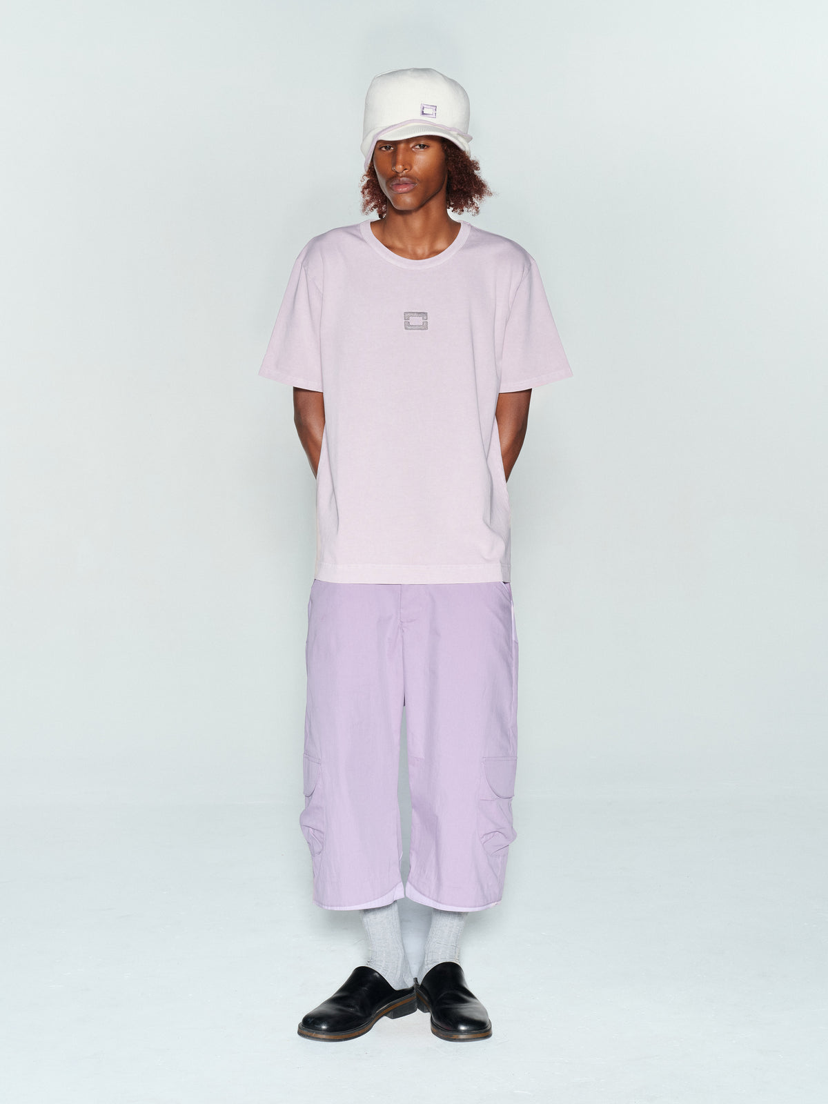 Lilac - Washed - Logo Tee
