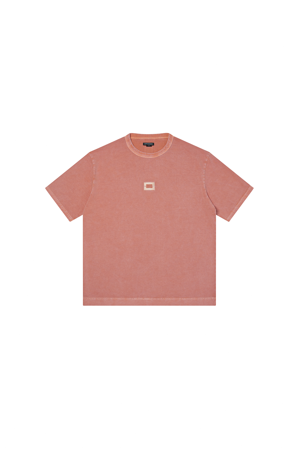 Coral Washed Logo Tee
