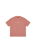 Coral Washed Logo Tee