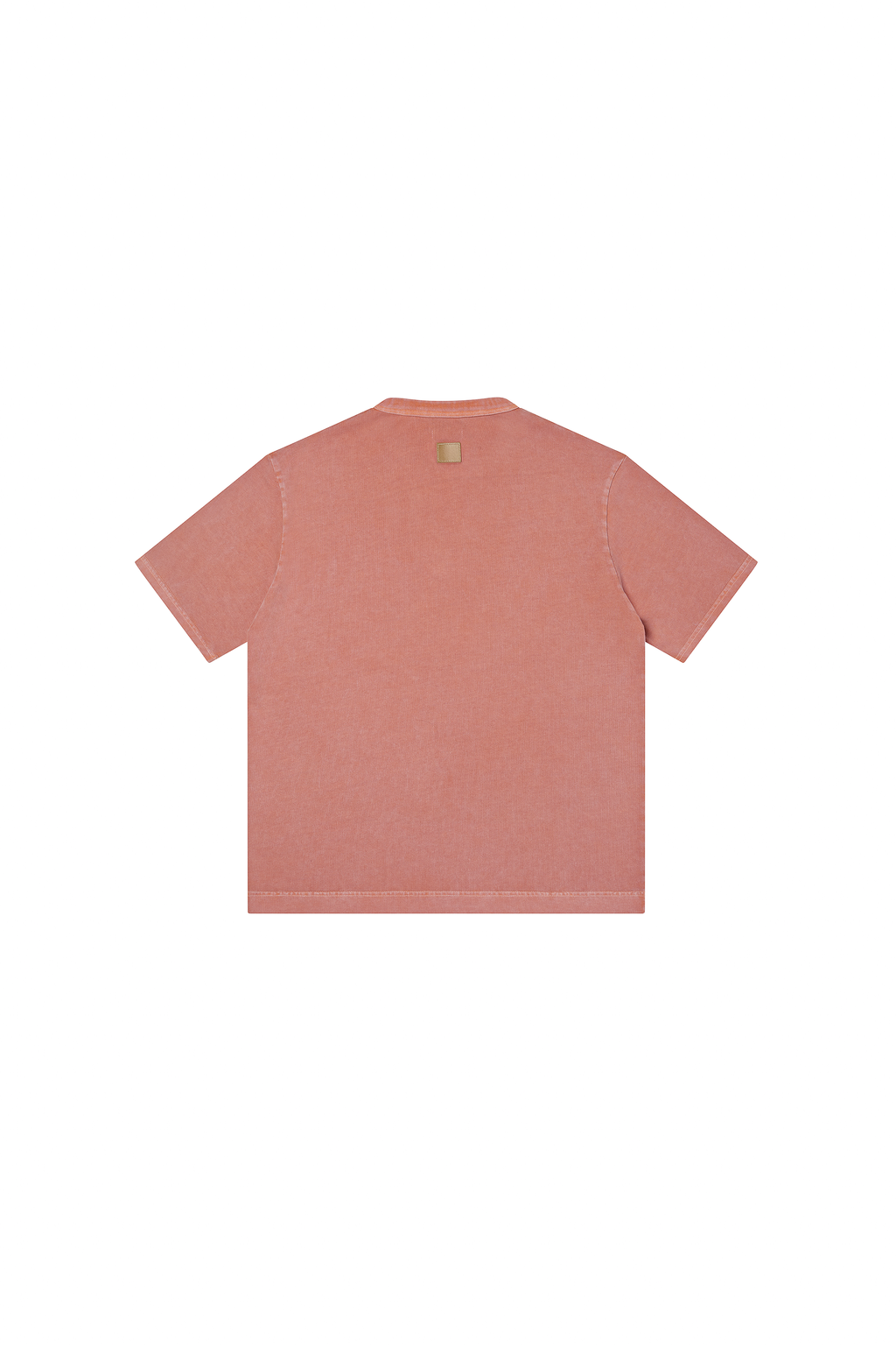 Coral Washed Logo Tee